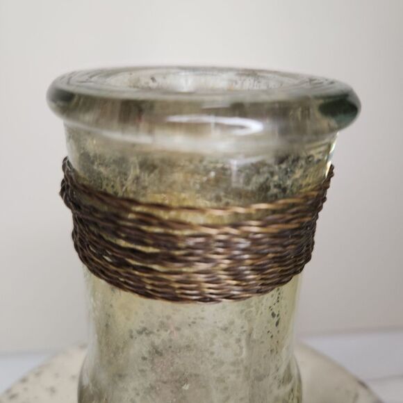 Large mercury glass jug bottle - Picture 6 of 8